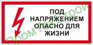 Ж76 Под напряжением опасно для жизни