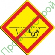 VO-3.10 Знак «Запрещено размещение кладбищ и скотомогильников»