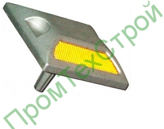 Светоотражатель дорожный КД-3 алюминиевый на ножке
